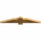 Ekena Millwork Eugene Rough Sawn Timber Gable Bracket, Western Red Cedar, 36"W x 6"H x 2"D x 4"F, 4/12 Pitch GBW036X06X0204EUG00RWR - alternate 4